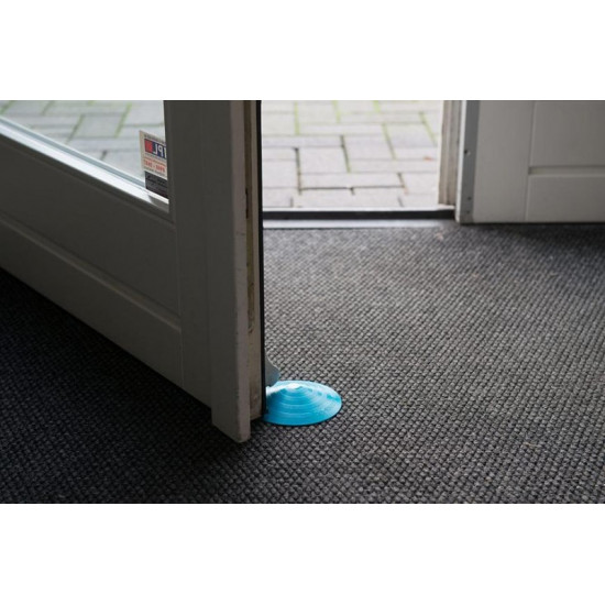 Ajtóütköző DOORSTOPPER, műanyag ajtóhoz, ajtó padlóhoz, 118x25mm 12 szín
