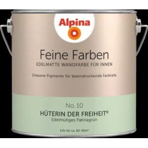 Alpina Finest Colours matt prémium falfestékek 2,5 liter  10 Generous Green