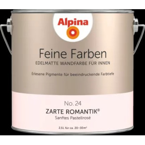 Alpina Finest Colours matt prémium falfestékek 2,5l 24 Gentle Rose