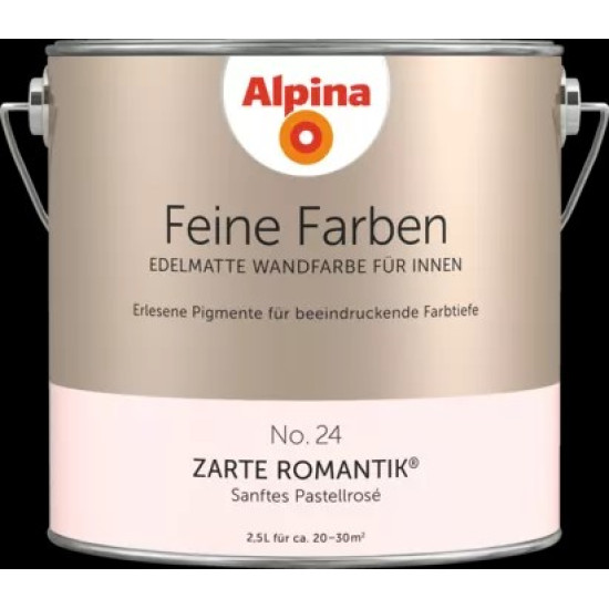 Alpina Finest Colours matt prémium falfestékek 2,5l 24 Gentle Rose