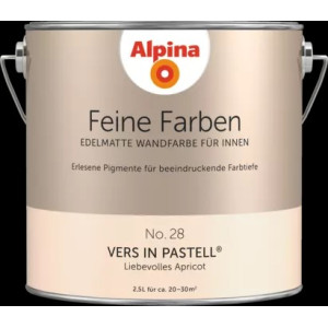 Alpina Finest Colours matt prémium falfestékek 2,5l 28 Tender Apricot