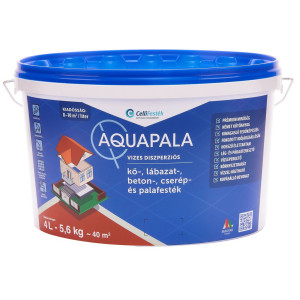 Aquapala 4l/5,6kg Sötétbarna 12-20m2 két rétegben CELLI
