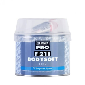 Body Soft F211 2K PE spatulyakitt bézs 242 g + 8 g edző