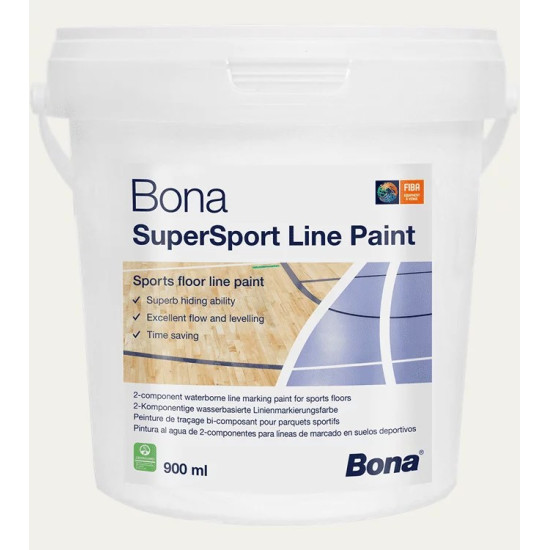 Bona Sportpálya Jelzőfesték 2K SuperSport Line Paint 1l Ral 6029 sötétzöld