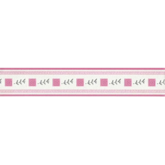 Bordűr  5,3cm*10fm pink 530-14