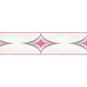 Bordűr  7,7cm*10fm pink 709-14