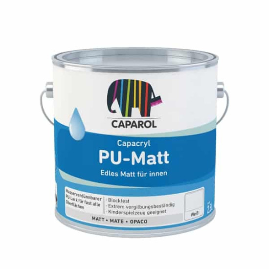 Capacryl PU-Matt vizes zománcfesték matt 0,75l weiß fehér