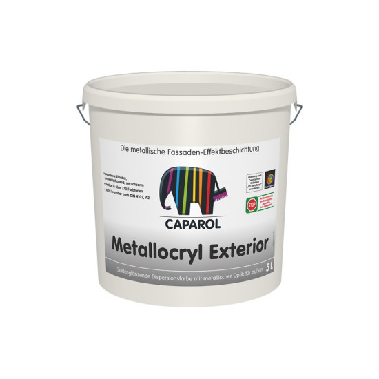 Capadecor Metallocryl Exterior-metálezüst  kültéri festék 5l