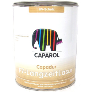 Capadur F7 0,75 liter Dió / Nußbaum középvastag oldószeres lazúr selyemfényű