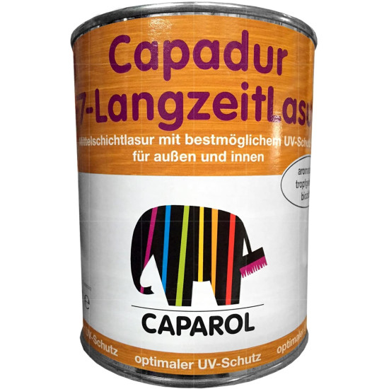 Capadur F7 0,75l Mahagóni középvastag oldószeres lazúr selyemfényű