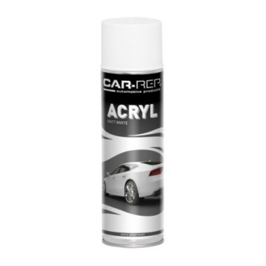 Car-Rep Autófesték spray acryl 500ml matt fehér MASTON
