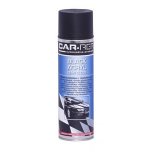 Car-Rep Autófesték spray acryl 500ml selyemfényű fekete MASTON