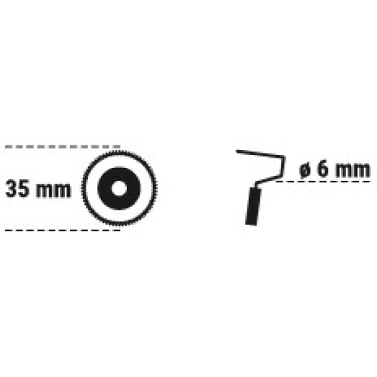 CE Festőhenger Szivacs   5cm/35mm Superfinom egyenes Poliészter