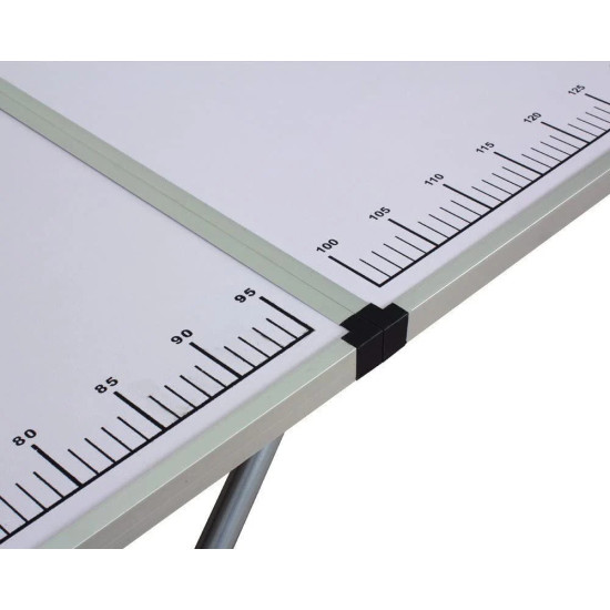 CE Tapétázó asztal Alu váz, 3mm MDF munkalap 300x60x78cm