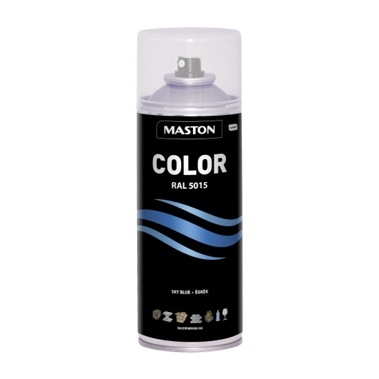 COLOR AKRYL Matt festék spray 400ml RAL9005 fekete MASTON