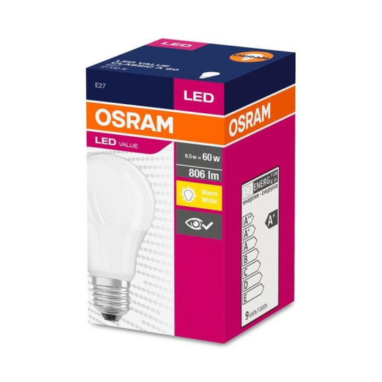 Égő OSRAM® LED FR 060 (ean6842) 8,5W/827 E27 2700K