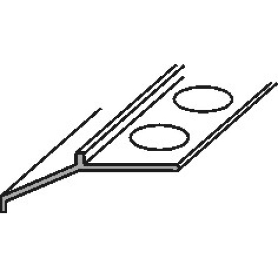 Festor Vízvető-teraszprofil natúr alumínium/A1 250 cm OA