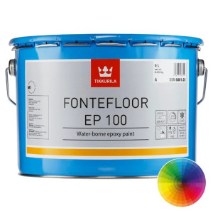 FONTEFLOOR EP 100 (3:1) 2K vízhígítású padlóbevonat "A" fehér  6l