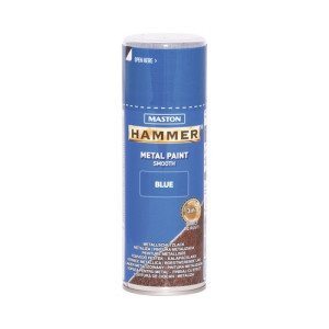 Hammer 3in1  400ml fényes kék fémvédő festék spray MASTON