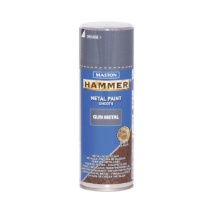 Hammer 3in1  400ml fényes metál szürke fémvédő festék spray MASTON