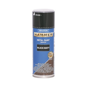 Hammer 3in1  400ml matt fekete fémvédő festék spray MASTON