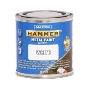 Hammer 3in1 0,25l fényes fehér fémvédő festék MASTON