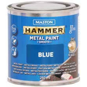 Hammer 3in1 0,25l fényes kék fémvédő festék MASTON