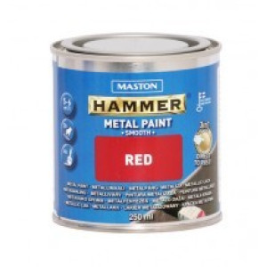 Hammer 3in1 0,25l fényes piros fémvédő festék MASTON