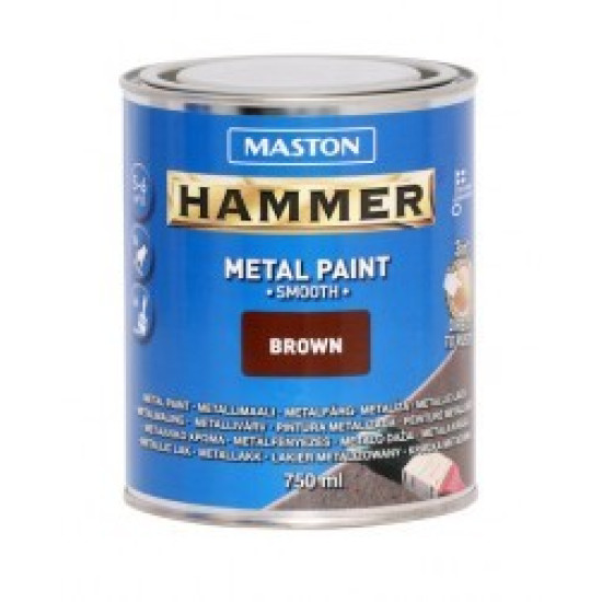 Hammer 3in1 0,75l fényes barna fémvédő festék MASTON