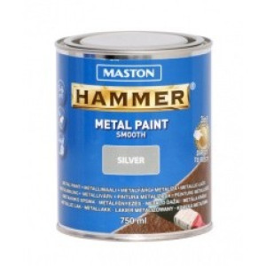 Hammer 3in1 0,75l fényes ezüst fémvédő festék MASTON