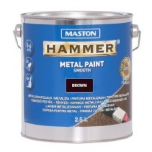 Hammer 3in1 2,5l fényes barna fémvédő festék MASTON