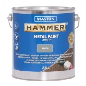 Hammer 3in1 2,5l fényes ezüst fémvédő festék MASTON