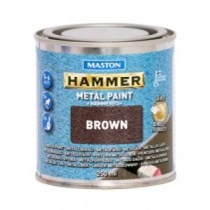 Hammer 3in1 0,25l kalapácslakk barna fémvédő festék MASTON