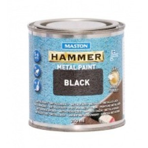 Hammer 3in1 kalapácslakk 0,25 L fekete fémvédő festék MASTON