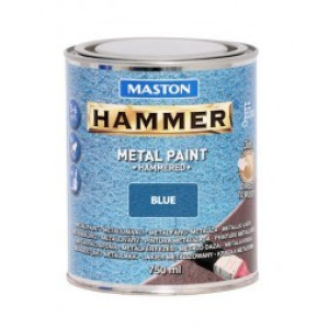 Hammer 3in1 0,75l kalapácslakk kék fémvédő festék MASTON