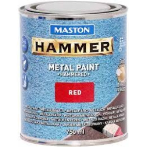 Hammer 3in1 0,75l kalapácslakk vörös fémvédő festék MASTON