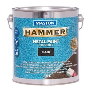 Hammer 3in1 2,5l kalapácslakk ezüst fémvédő festék MASTON