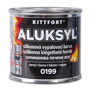 Hőálló festék fekete Aluksyl  80g 500°C