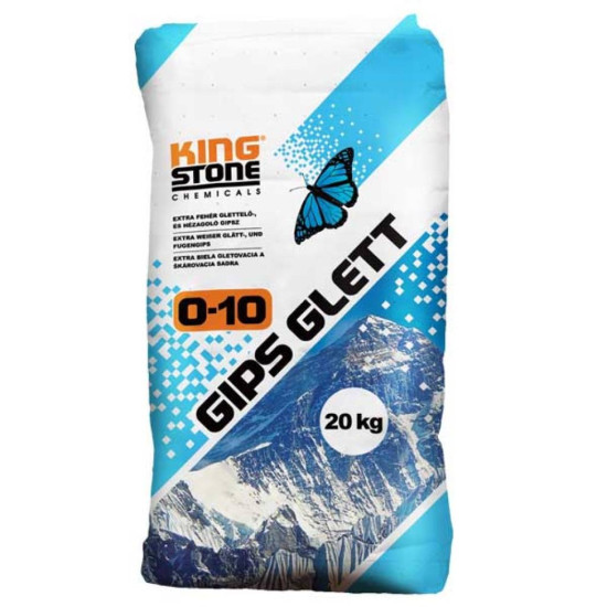 KingStone 0-10 Gips Glett extra fehér glettelő- és hézagoló gipsz   5kg (Meton)