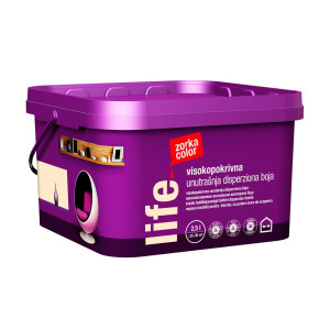 Life 2,5l 3030 (Tibi chocolate) egyrétegű színes beltéri falfesték ZorkaColor
