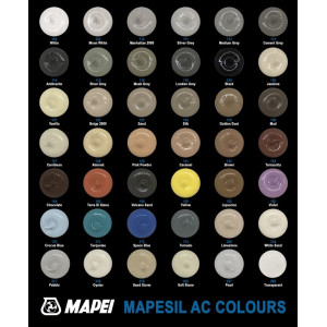 Mapei szaniter szilikon 111 ezüstszürke 310ml Mapesil AC