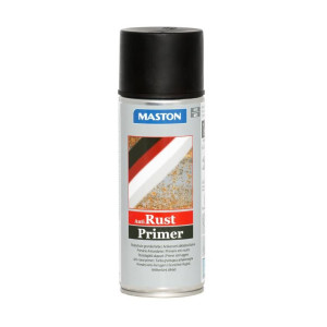 MASTON Alapozó 400ml festék spray Rust-primer rozsdagátló fekete