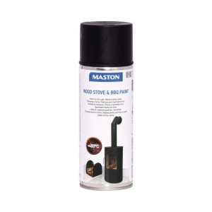 MASTON Hőálló 450°C-ig hőálló fekete 400 ml festék spray