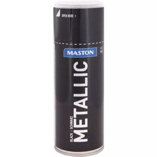 MASTON Metál 400ml festék spray Metallic fekete