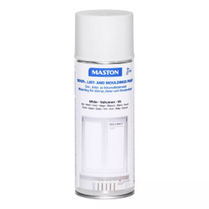 MASTON Műanyag nyílászáró alapozó és fedőfesték spray 400ml fehér NCS S 0502-Y