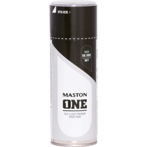 ONE Matt 400ml festék spray RAL9005 fekete MASTON
