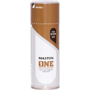 ONE Selyem 400ml festék spray RAL8008 barna MASTON