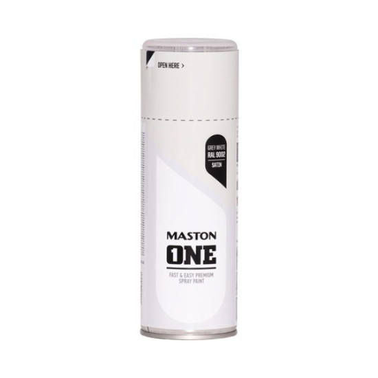 ONE Selyem 400ml festék spray RAL9002 szürkésfehér MASTON