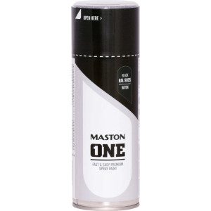 ONE Selyem 400ml festék spray RAL9005 fekete MASTON