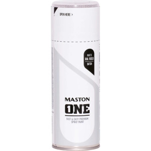 ONE Selyem 400ml festék spray RAL9010 fehér MASTON